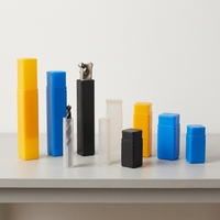 Boîtes d'emballage en plastique transparent imperméables et écologiques pour outils de coupe et forets