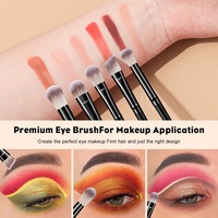 Ensemble de pinceaux de maquillage professionnels pour femmes avec éponge noire multifonctionnelle à double usage, logo personnalisé, outils cosmétiques lavables