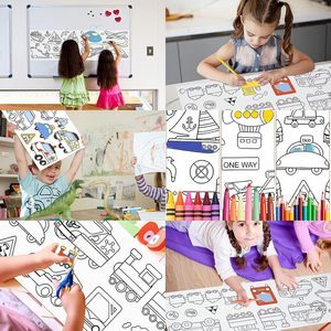 Rotolo di Carta da Colorare Personalizzato Fai-da-Te per Disegni e Graffiti dei Bambini, Stampa Flessografica di Alta Qualità, Poster Offset - Product Image 5