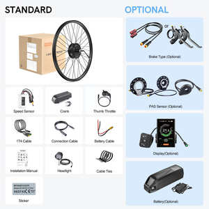 <span class=keywords><strong>Bafang</strong></span>-<span class=keywords><strong>Kit</strong></span> vélo électrique 48V, 750W, 26/27 pouces, 700C, <span class=keywords><strong>moteur</strong></span> de moyeu arrière, avec écran LCD - Product Image 3