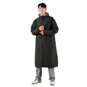 High Grade Full Body Waterproof Eco Long Raincoat Customizável Color Rain <span class=keywords><strong>Poncho</strong></span>