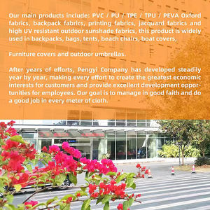 Tecido oxford 300d linho tipo cação pvc tecidos, venda quente da fábrica, tecido oxford, saco, tecidos - Product Image 5