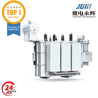 Transformateur de puissance immergé dans l'huile de 100 kVA à 2500 kVA, transformateur de distribution