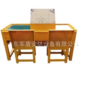 Mesa de Trabajo de FRP con 2 Cajones 1200x600x780mm para Taller, Muebles de Laboratorio Industrial, Mesa de Plástico con Juego de Sillas - Product Image 5