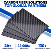 Plaque en fibre de carbone sergé 3K brillante ou mate, découpe CNC, plaque en fibre de carbone haute rigidité pour cadre de drone FPV quadricoptère
