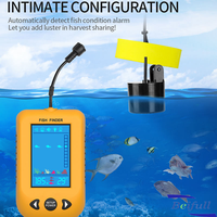 XF03 fil détecteur de poisson alarme de morsure écho sondeur sonar pour la pêche 100M profondeur d'eau détecteur de pêche Portable en vente