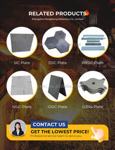 <span class=keywords><strong>Plaque</strong></span> perforée en carbure de silicium (SiSiC) sinterisé à liaison nitridée Rongsheng pour meubles de four céramique - Product Image 4