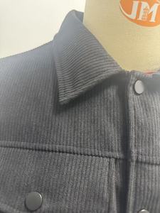 Veste en velours côtelé pour <span class=keywords><strong>homme</strong></span> 2025, col <span class=keywords><strong>court</strong></span>, automne-hiver, tendance, vêtements pour <span class=keywords><strong>homme</strong></span>, vêtements d'hiver, vestes chaudes - Product Image 5