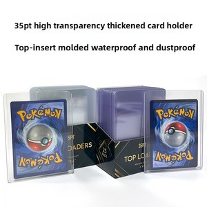 Buste Protettive Trasparenti in PVC 35PT Anti-Graffio Spesse Top Loader Fresche e Naturali per Carte Pokémon, Yu-Gi-Oh e Sportive - Product Image 5