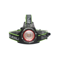 Lampe frontale rechargeable super lumineuse à LED blanche, zoomable, longue portée, mise au point réglable, sortie USB, batterie externe, détecteur de mouvement, camping