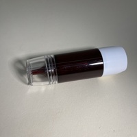 Flacon compte-gouttes en plastique ambré opaque de 20 ml avec embout aiguille pour essence, tonique et huile