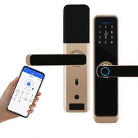 Serrure intelligente Wynn Smart X3-2 semi-automatique à empreinte digitale en alliage d'aluminium de grade C, avec gestion mobile TTApp