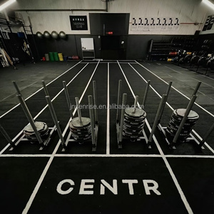 Gazon artificiel à motif <span class=keywords><strong>pelouse</strong></span> pour salle de sport, piste de sprint fonctionnelle, herbe synthétique pour entraînement à domicile et fitness - Product Image 5