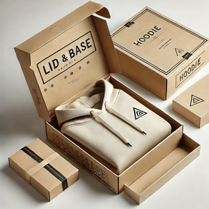 Ropa de invierno de cartón biodegradable ecológica, ropa de calle, <span class=keywords><strong>sudaderas</strong></span> con capucha, caja de embalaje, esponja en relieve personalizada - Product Image 3