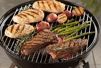 Grill pour Barbecue à charbon de bois, 18.5 pouces, bouilloire Portable, Grill de cuisine en plein air, pour Camping et Patio, livraison directe