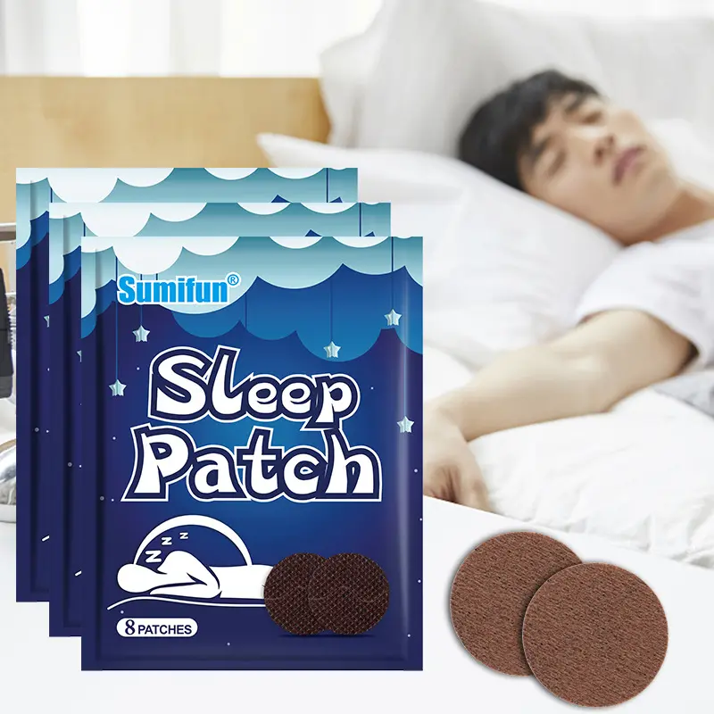 8 رقع/حقيبة Sumifun لصقات لتهدئة النوم, لصقات نقاط الوخز لتحسين جودة النوم