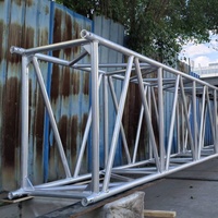 Structure de toit en aluminium pour extérieur 1200x800mm, structure de toit robuste pour l'éclairage, structure de toit pour événements de concert