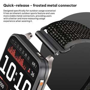 Correa de Reloj de Nailon Tejido de Liberación Rápida para Garmin Venu X1 xDfind Wild Path Loop, Precio de Fábrica - Product Image 4