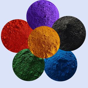 Fayans çimento boyalar için ferrik demir oksit sarı demir oksit pigmentler renk tebeşir boya çimento pigmentler beton boya pigment tozu - Product Image 1