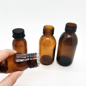 Công nghiệp hổ phách Glass Syrup chai 30ml-500ml kích thước với màn hình in ấn xử lý bề mặt - Product Image 5