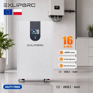 Exliporc 16kWh LiFePO4 51.2V 324Ah Stock en Polonia UE Entrega Rápida 3-7 Días Distribuidor Mayorista B2B de Baterías Solares para el Hogar - Product Image 1