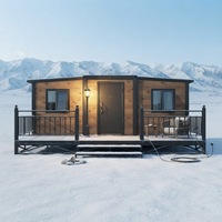 Maison conteneur extensible de luxe à 2 chambres |   Isolation thermique sur mesure résistante au vent et aux tremblements de terre |   Centre commercial entièrement ameublé et prêt à l'emploi