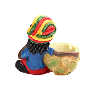 Posacenere <span class=keywords><strong>Rasta</strong></span> posacenere in resina fumante - Product Image 4