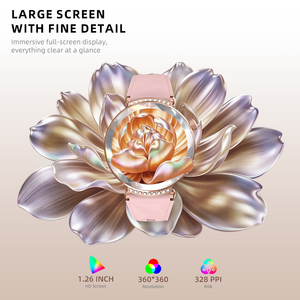 Nuevo Reloj Inteligente HW-L2 Mini con ChatGPT, Despertador, Pantalla Redonda de 1.26 Pulgadas, Resistente al Agua IP67, Monitorización de Salud, Reloj Inteligente para Mujer - Product Image 2