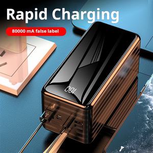 Super Batterie Externe X902 <span class=keywords><strong>100000</strong></span> <span class=keywords><strong>mAh</strong></span> Power Bank 100000mah 4 Sorties USB Chargeur de Téléphone Portable Charge Rapide Batterie Power Bank 100000mah - Product Image 2