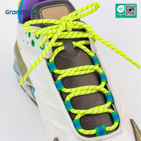 Vente en gros Lacets de chaussures plats creux imprimés personnalisés Lacet Botte Sneaker Cordes de chaussures Lacets pour Baskets