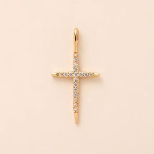 Lujos Celestiales |   Dijes de Latón Chapado en Oro de 18K con Circonitas Microincrustadas |   Colgantes Estelares para la Creación de Joyería DIY - Product Image 4