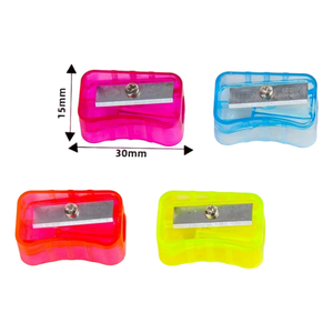Taille-crayon en plastique Petits taille-crayons manuels colorés pour enfants, adultes et étudiants Fournitures pour enseignants pour la maison en classe - Product Image 4