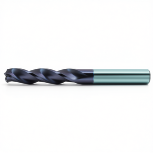 Fresa de carburo estándar Ttake Ta1405 de 3 filos con recubrimiento Nano TiAln, hélice de 30 grados, serie extra larga - Product Image 2