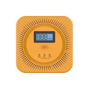 Alarm udara Tuya rumah pintar Wifi penjualan paling laris alarm CO Alarm CH4 detektor Gas 2 dalam 1 detektor CO