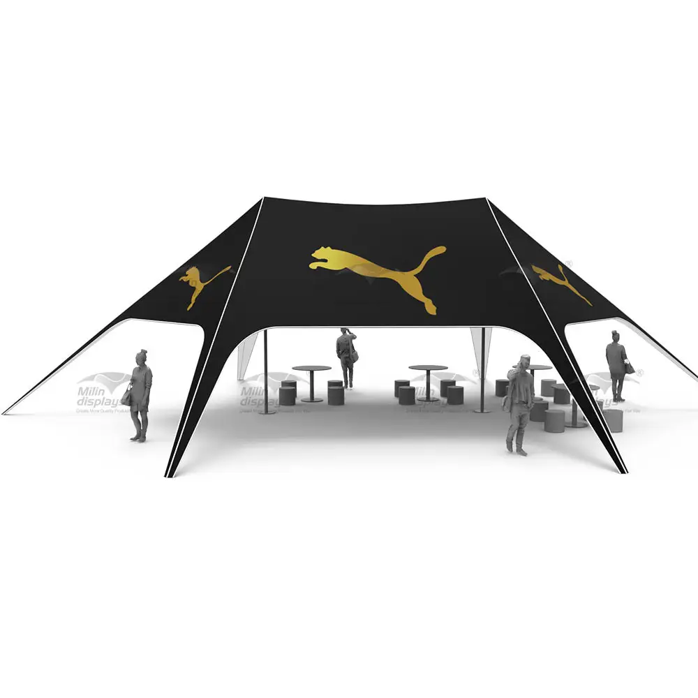 Double Pole Star Tents Outdoor Party Camping Tent UVproof Beach Shade Canopy Tent