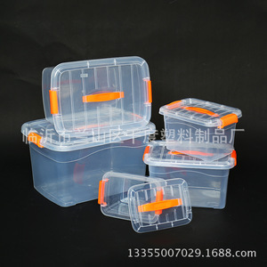 Le fabricant fournit des boîtes de rangement et d'organisation pour hôtels et restaurants, des boîtes de rangement transparentes en plastique avec poignée, et - Product Image 2