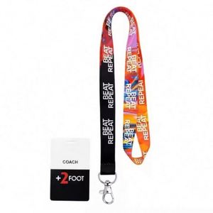 Custom Breakaway Sublimation Fully Color Printing <b>Polyester</b> <b>Lanyard</b> Neck Strap With Logo - Product Image 6