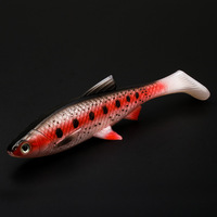 Leurre de pêche souple de simulation de grande taille 15,5 cm 35 g, appât artificiel pour la pêche en mer à la traîne, pour la pêche en bateau de poissons rouges, thon, maquereau