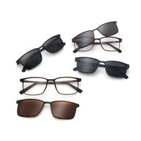 Clip magnétique sur montures de lunettes optiques pour femmes Lunettes de créateurs de marques célèbres