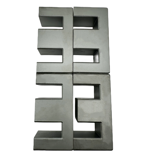 PC40 Material Air Gapped EE Series Ferrite Cores with 3% Tolerance ISO/ROHS Certified Epoxy Coated (EE65/EE85/EE110)