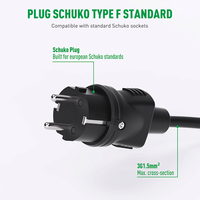 Kit de connecteurs et prises Schuko extérieurs PHEIYON IP44 pour câble 3G1.5mm² – Rallonge européenne pour outils de jardin