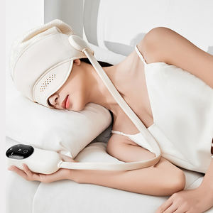 Masajeador de cabeza y ojos portátil <span class=keywords><strong>2</strong></span> en 1 con calor, 4 modos y 3 niveles de calefacción, temporizador automático, batería de 2000mAh, ayuda para dormir - Product Image 1