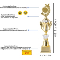 Sportveranstaltungen Günstige Maßgefertigte Trophäe für Schüler Kinder Auszeichnungen Pokal