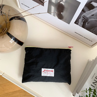 Pochette à fermeture éclair personnalisée pour filles et femmes, petite trousse à crayons en polyester, sac cosmétique, pochette de soirée