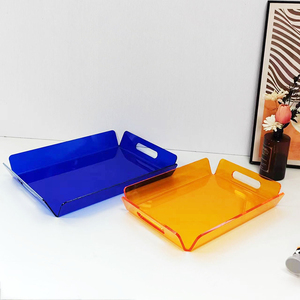 Nhà Máy Bán Hàng Trực Tiếp Bán Buôn Tùy Chỉnh Thực Phẩm Acrylic Khay Đồ Trang Sức Acrylic Khay Đầy Màu Sắc Acrylic <span class=keywords><strong>Lap</strong></span> Khay Nhà Máy Tính Để Bàn - Product Image 2