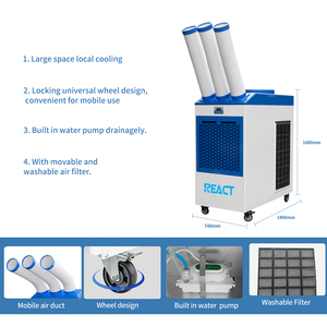 60000btu lớn tại chỗ điều hòa không khí di động Điều hòa không khí công nghiệp thương mại 6 tấn AC điều hòa không khí di động - Product Image 2
