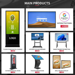 KINGONE 55 จอแสดงผลแบบอินเทอร์แอคทีฟสำหรับใช้งานภายในอาคาร จอ LCD แบบตั้งพื้นพร้อมหน้าจอสัมผัส สำหรับโฆษณาดิจิทัลในร้านอาหาร - Product Image 2