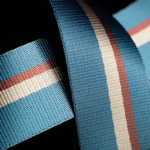 حزام بريطاني مخصص متعدد الألوان ، حزام حزام أمان السيارة ، صباغة حرارية ، مادة البوليستر
