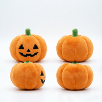 Peluche Citrouille d'Halloween Mignonne et Adorable |   Vernissage UV 100% polyester |   Fournisseur OEM ODM