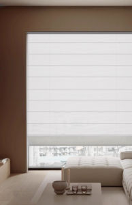 ستائر رومانية مخصصة ، قماش قابل للطي ناعم ، تصميم تصفية خفيفة مع سلك أو تحكم في السلسلة لتظليل نوافذ المنزل الحديثة - Product Image 5